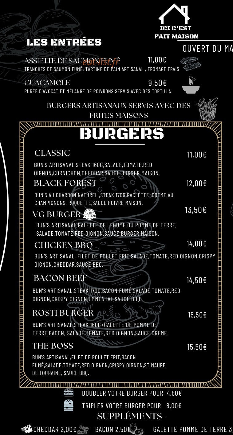 Mac n cheez — carte page 1