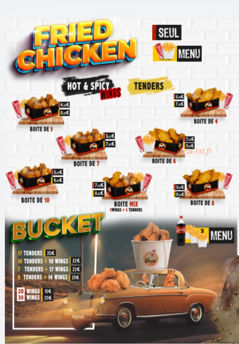 O'Klm Food — carte page 3