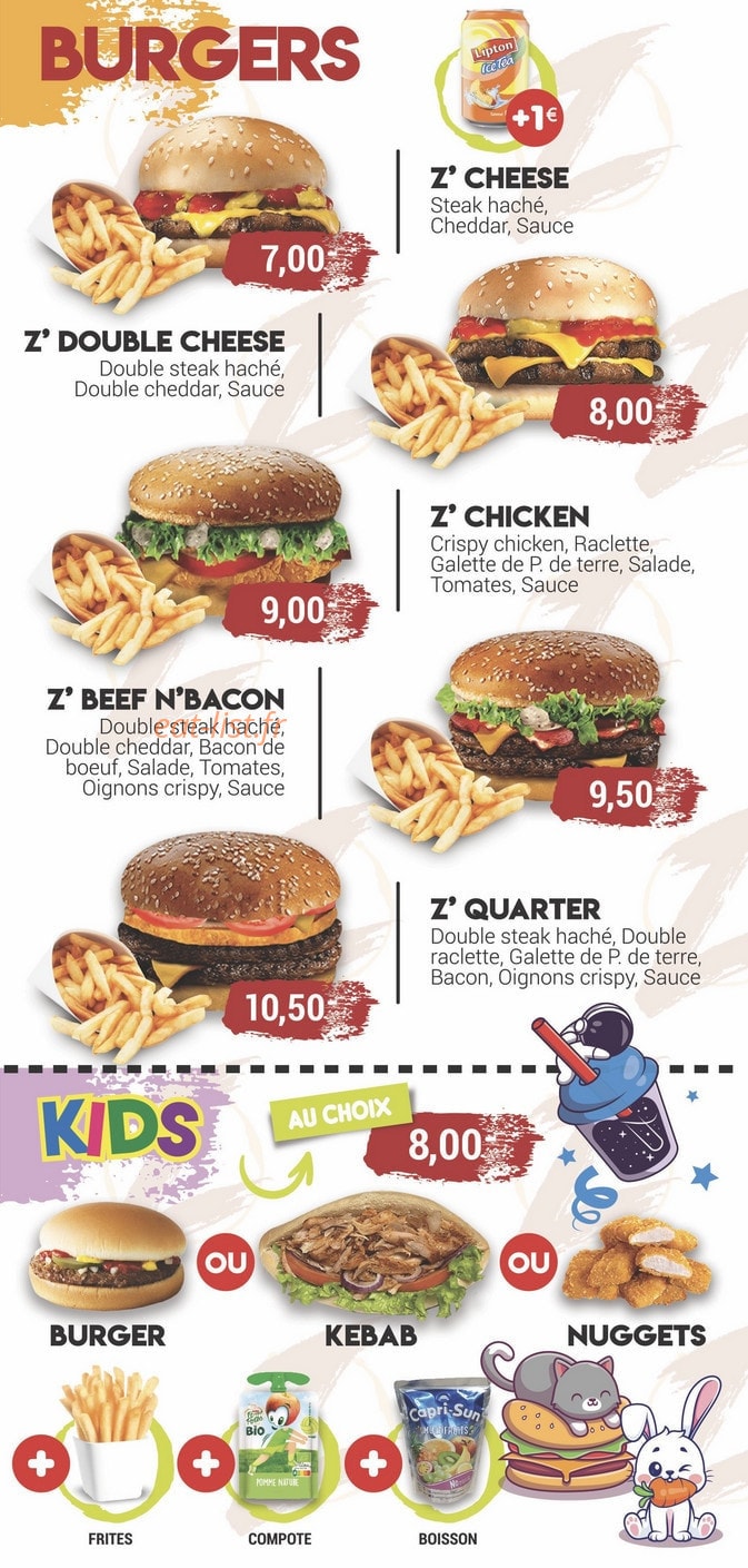Z-tacos — carte page 4