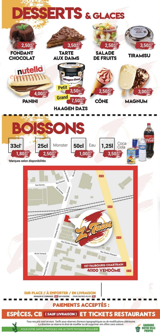 Z-tacos — carte page 6