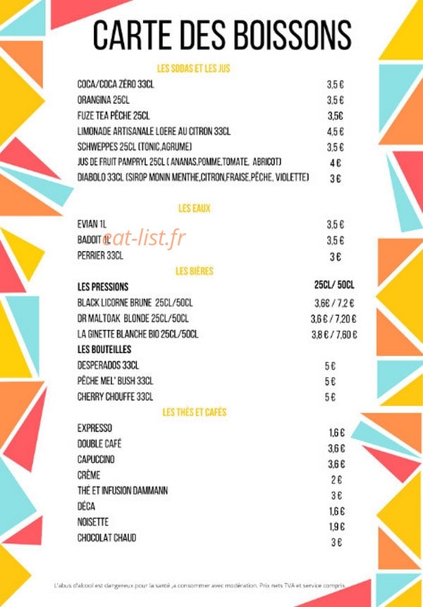 La Cocotte 41 — carte page 2