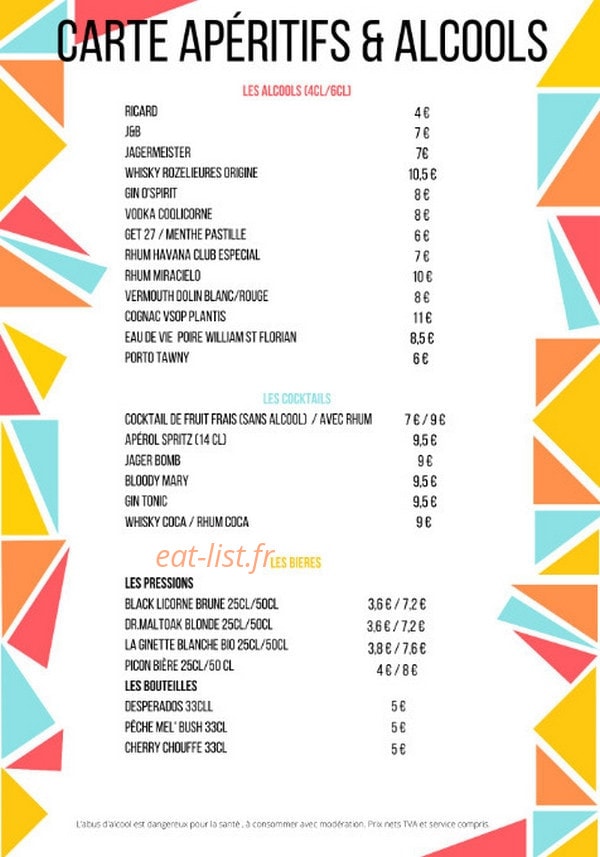 La Cocotte 41 — carte page 3