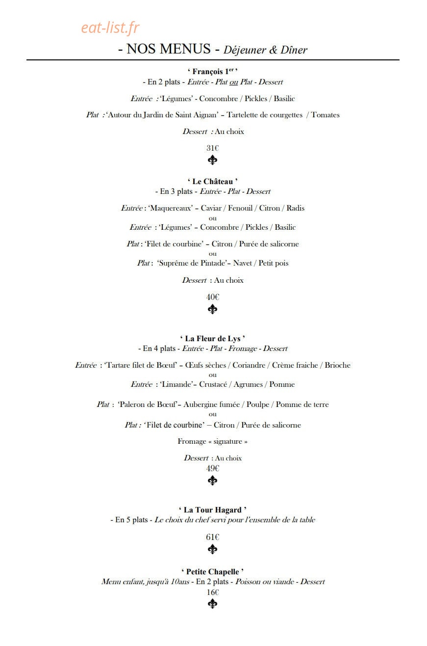 La Salamandre — carte page 2