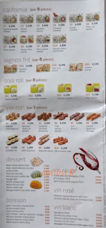 Sushi sando — carte page 6