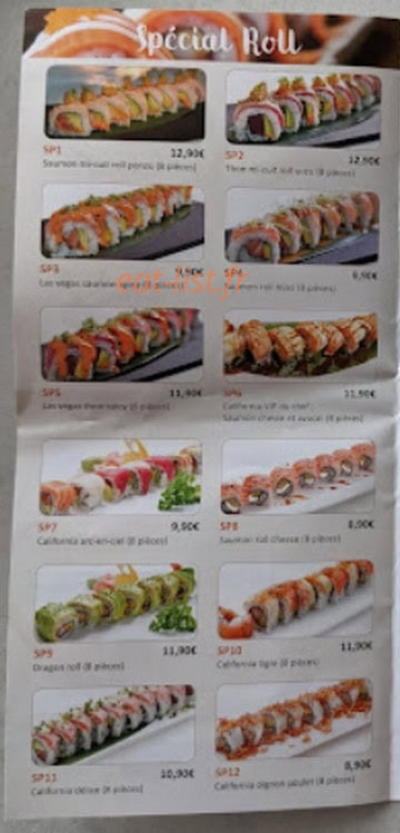Sushi sando — carte page 3