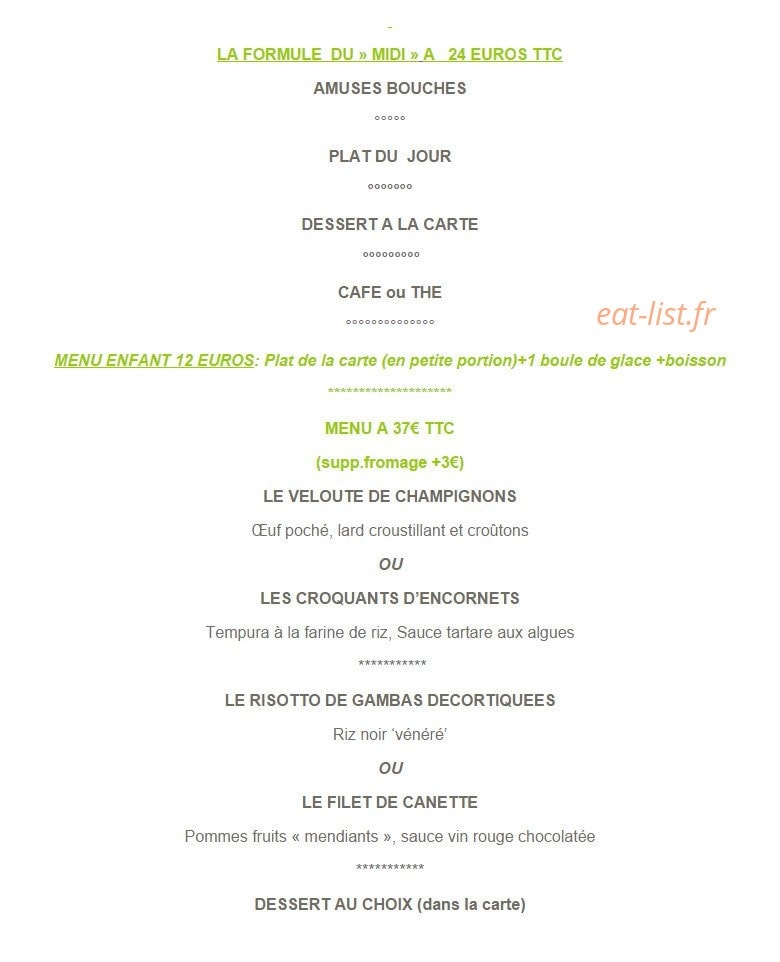 la vieille tour cellettes menu