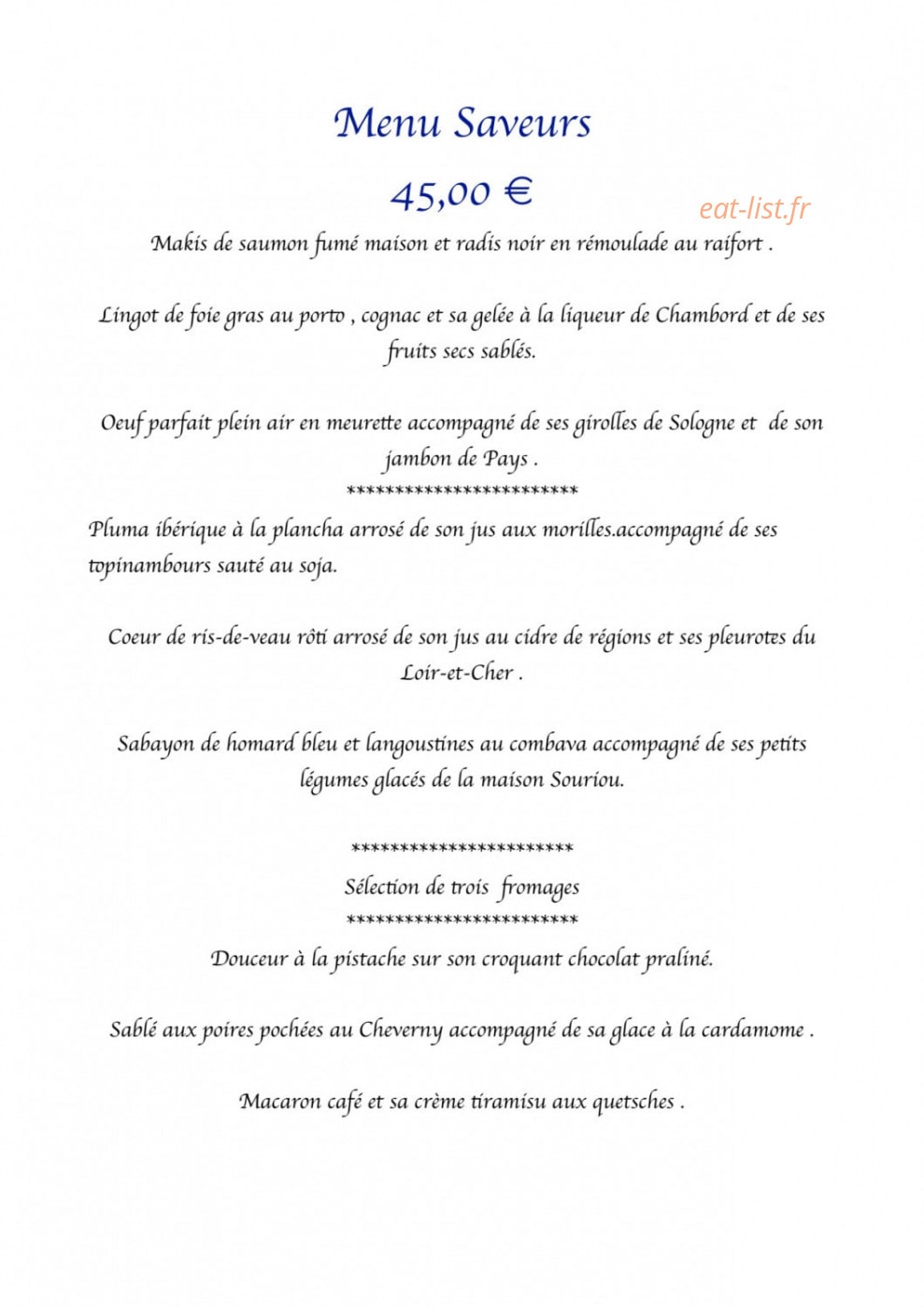 Le Clos Des Sureaux — carte page 3