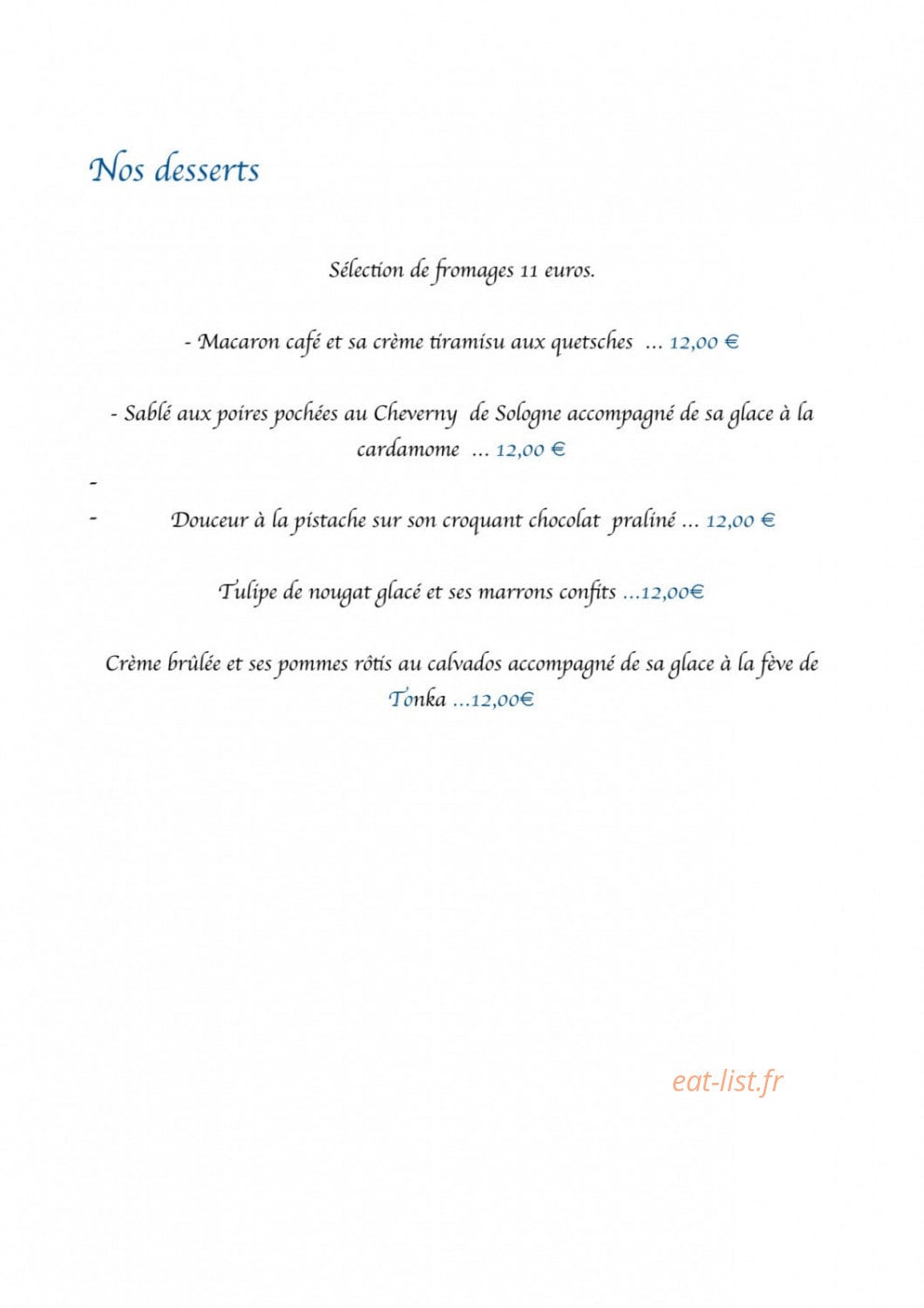 Le Clos Des Sureaux — carte page 6