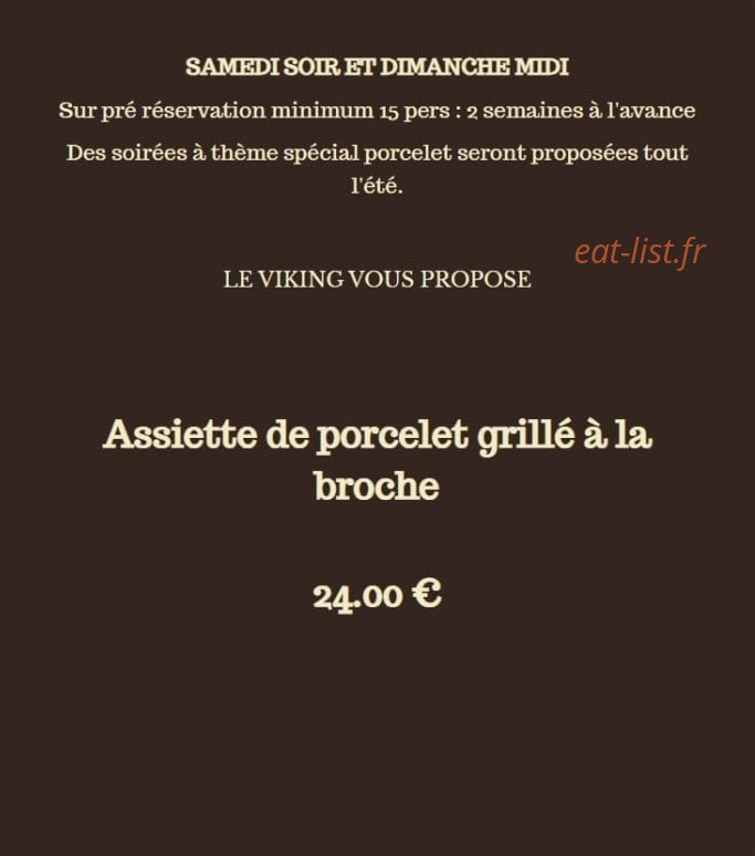 Le Viking — carte page 8