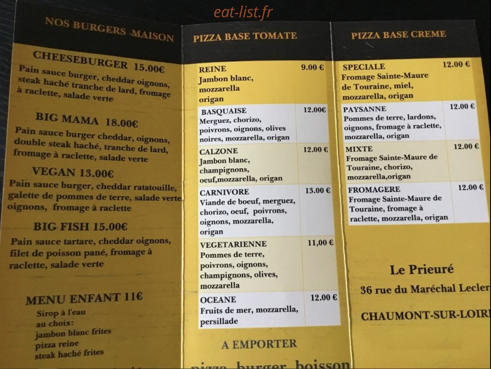 Le Prieuré — carte page 1