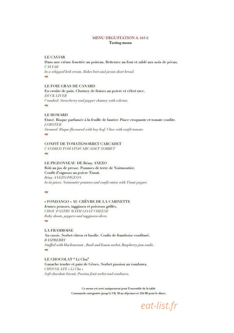 Domaine des Hauts de Loire — carte page 6