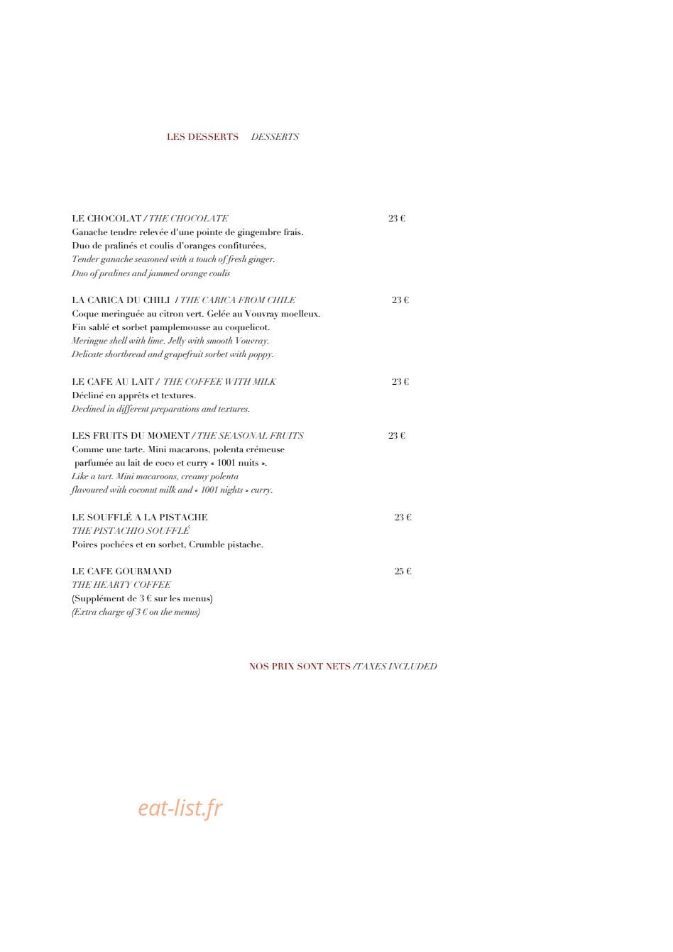 Domaine des Hauts de Loire — carte page 3