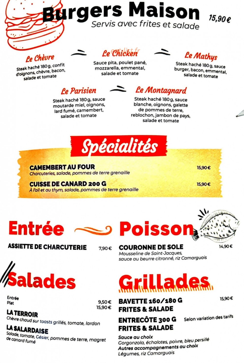 Chez Napoléon — carte page 2