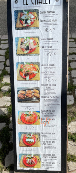 Le Chalet d'Onzain — carte page 2