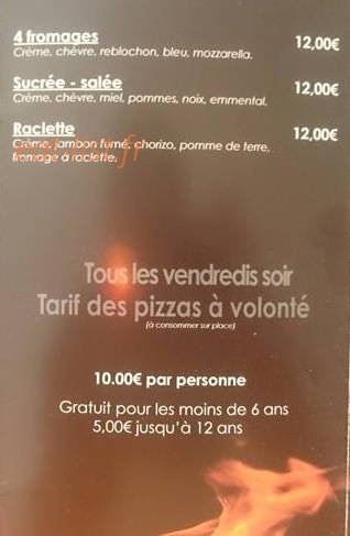 Pizza d'enfer — carte page 2