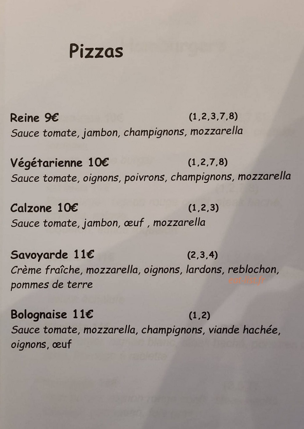 Au P'tit Boulot Drome — carte page 1