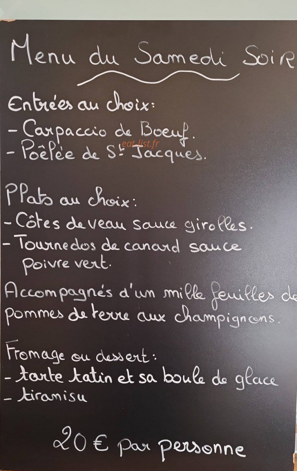 Au P'tit Boulot Drome — carte page 4