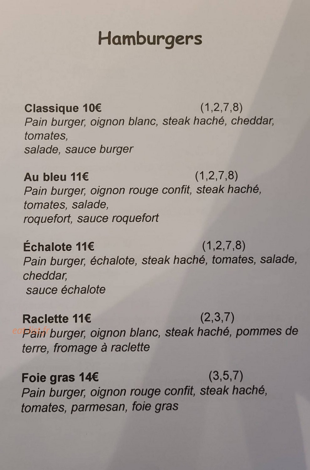 Au P'tit Boulot Drome — carte page 3