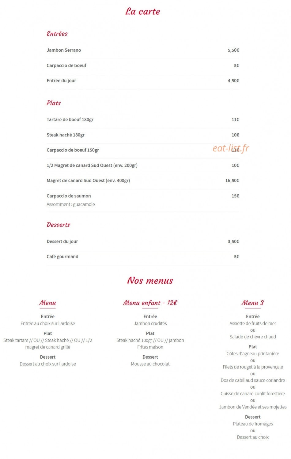 Astrotel — carte page 1