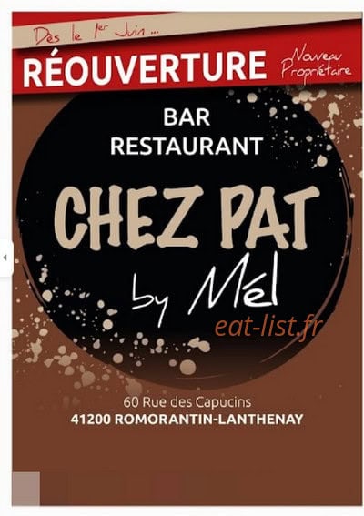 Chez pat — carte page 1