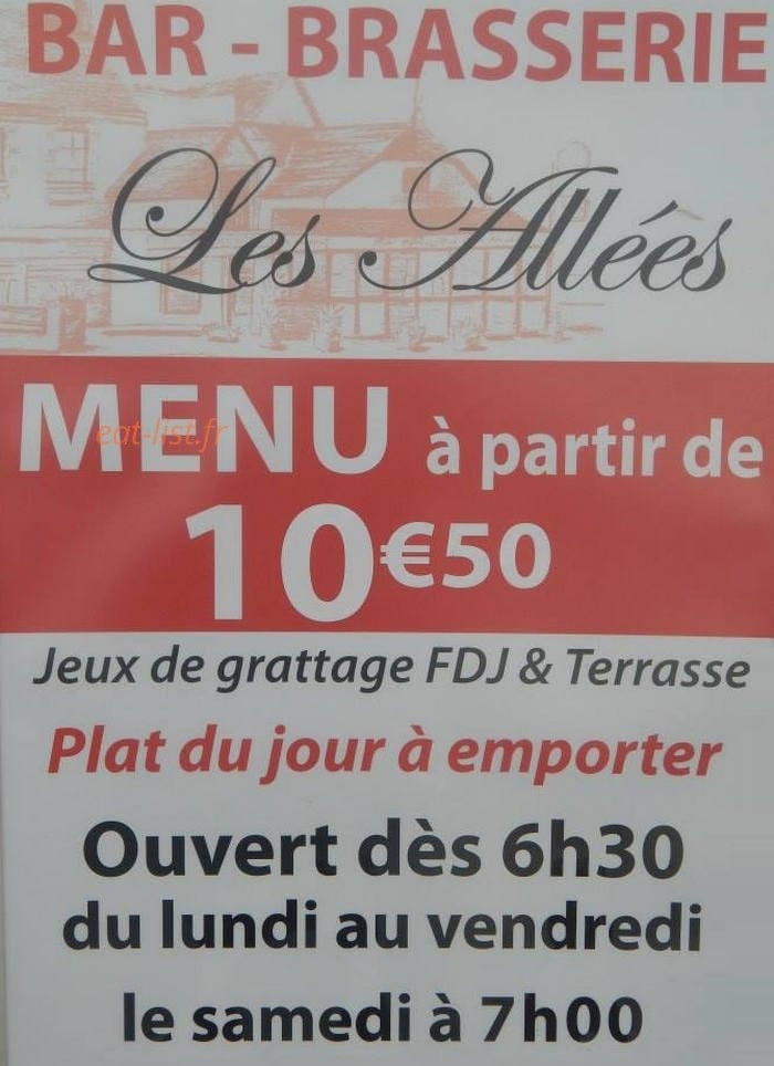 Les Allées — carte page 1