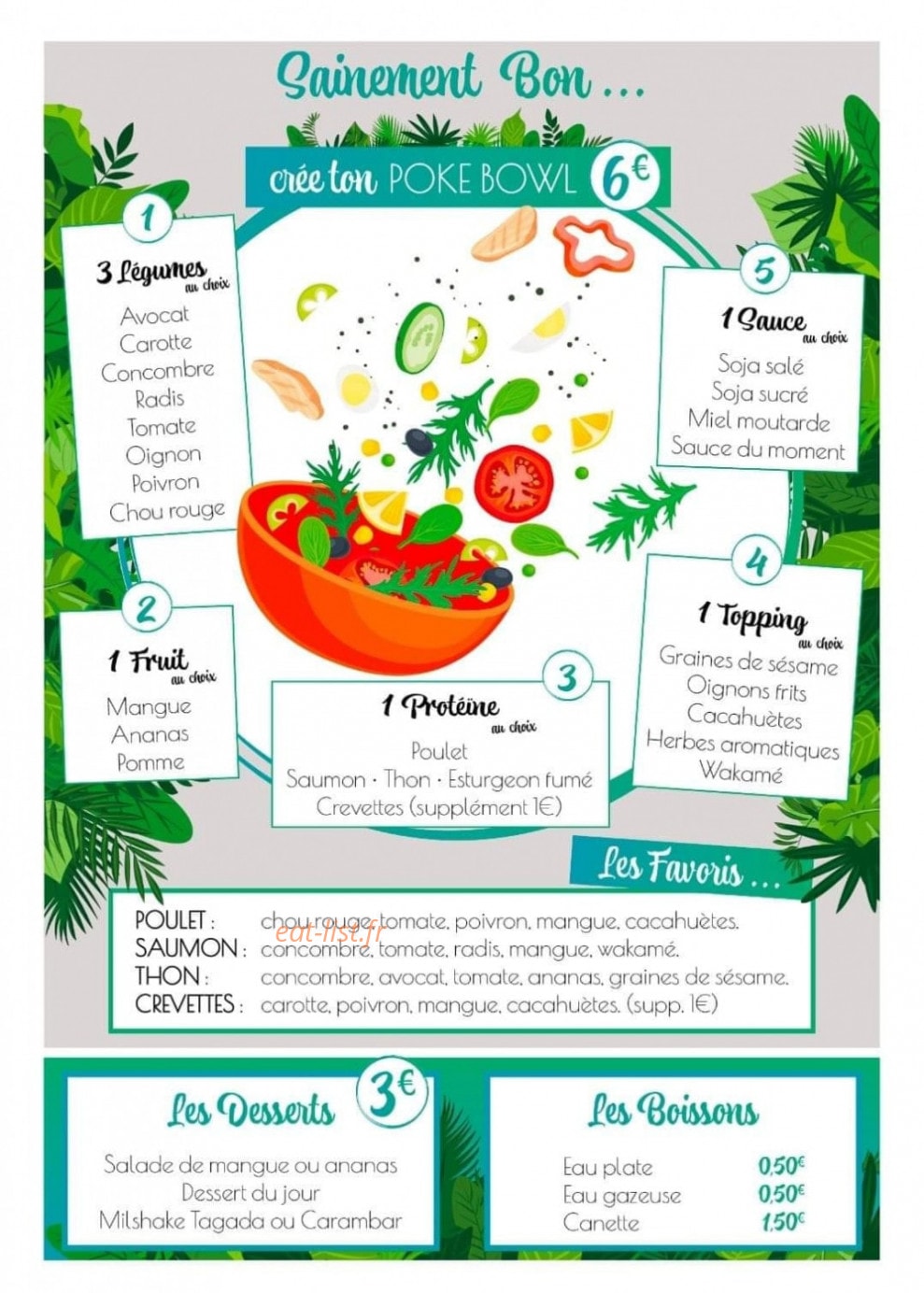 So Healthy Food — carte page 2