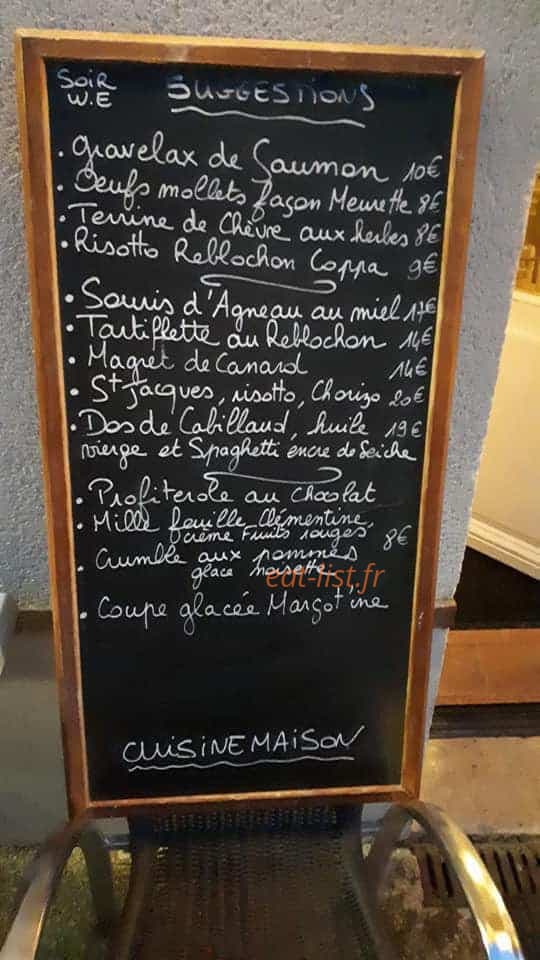 La Margo'tine — carte page 1