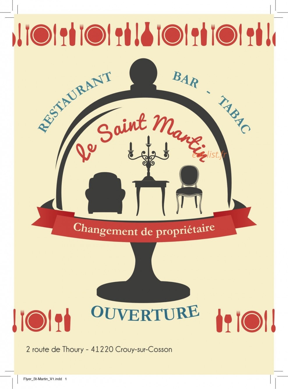 Le Saint Martin — carte page 1