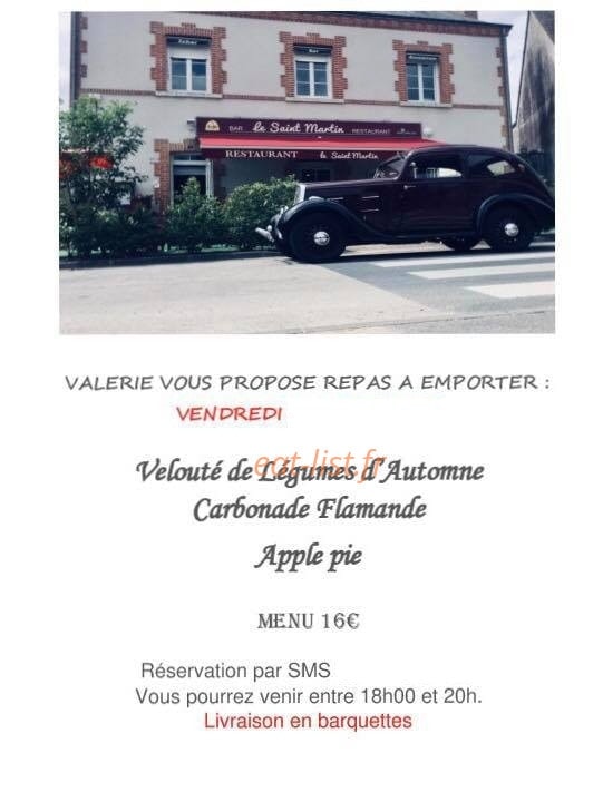 Le Saint Martin — carte page 1