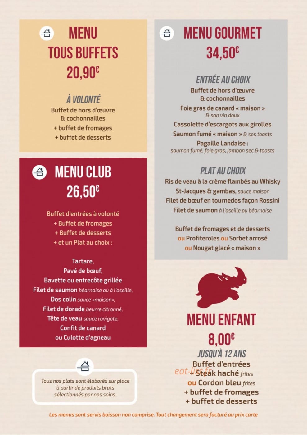 Le Rhinocéros — carte page 2