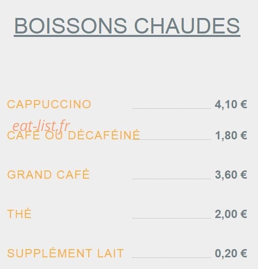 La Bigoudene — carte page 2