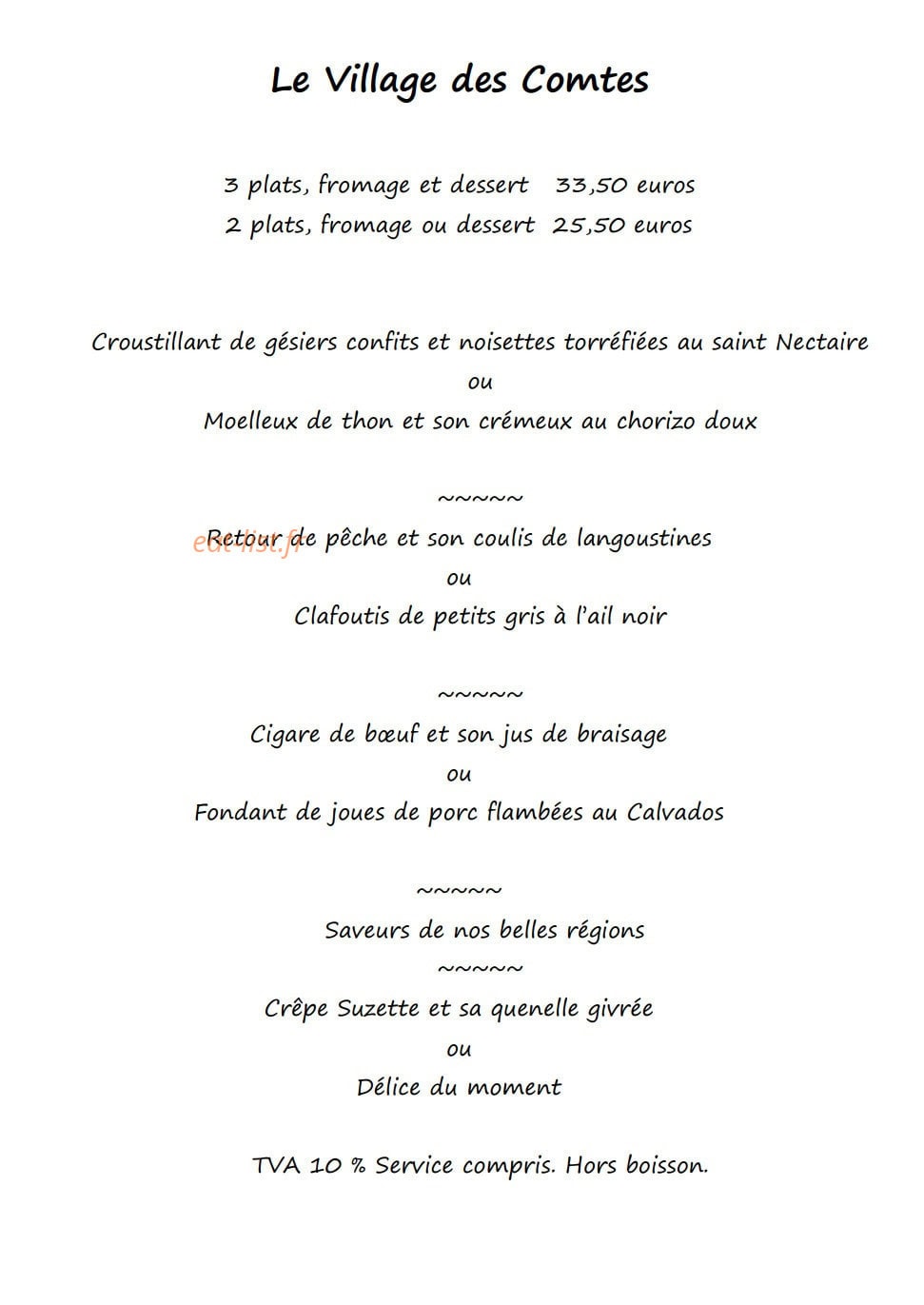 Le Refuge — carte page 1
