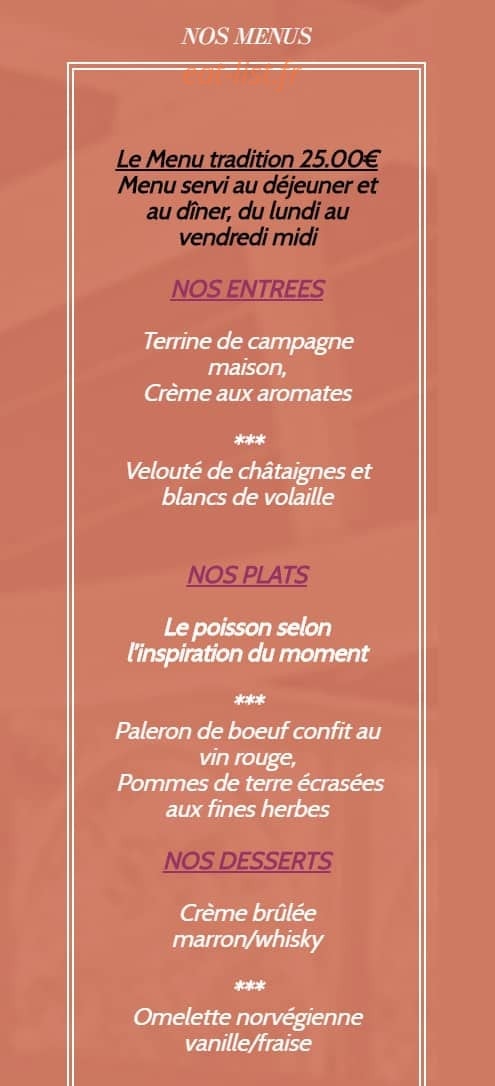 Domaine de Valaudran — carte page 1