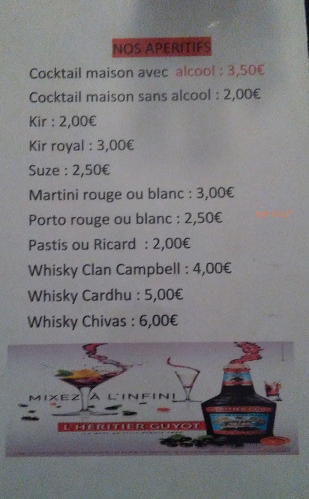 Le Croissant — carte page 4