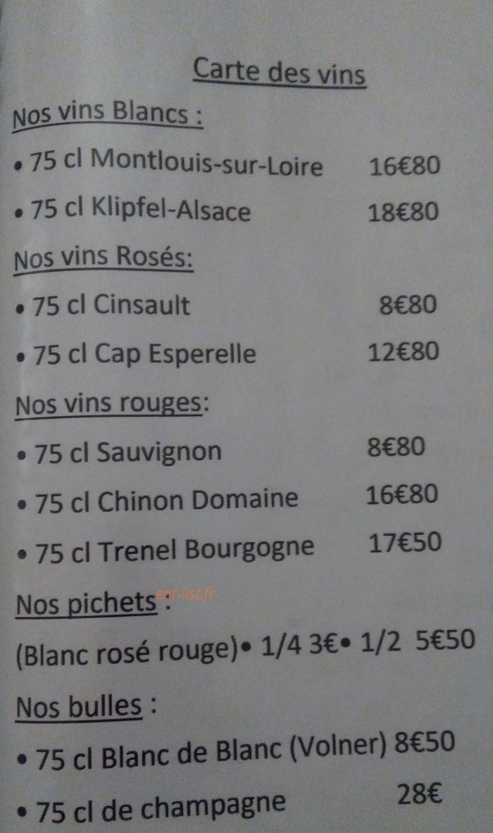 Le Croissant — carte page 3
