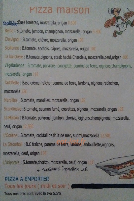 Le Croissant — carte page 1
