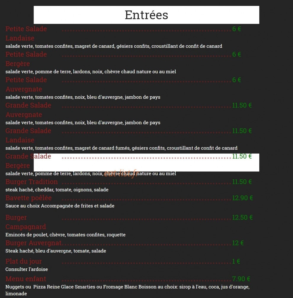 les Années Vins — carte page 2