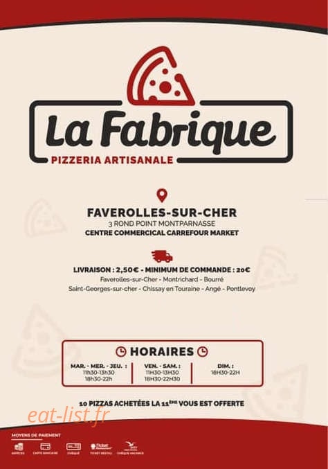 La Fabrique — carte page 1