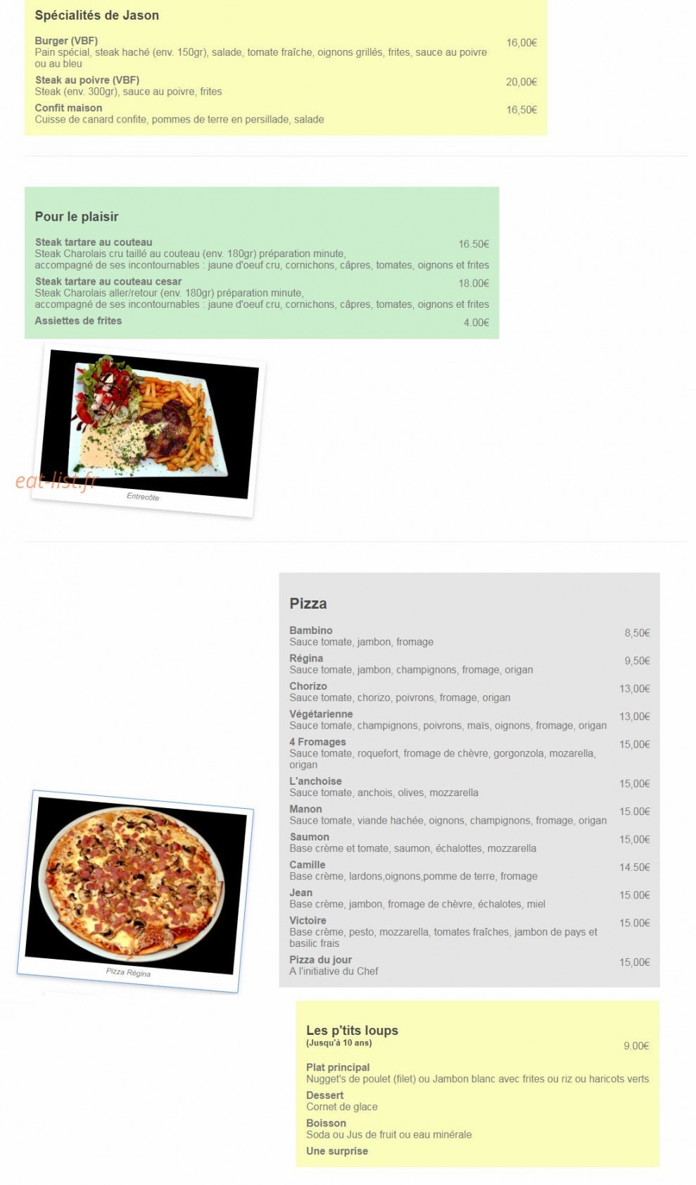 Parc Plage — carte page 2