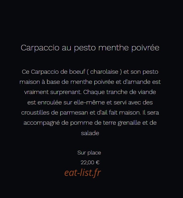 L'Honorable Cachette — carte page 8