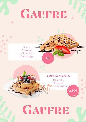 Snack Chez Joséphine — carte page 5