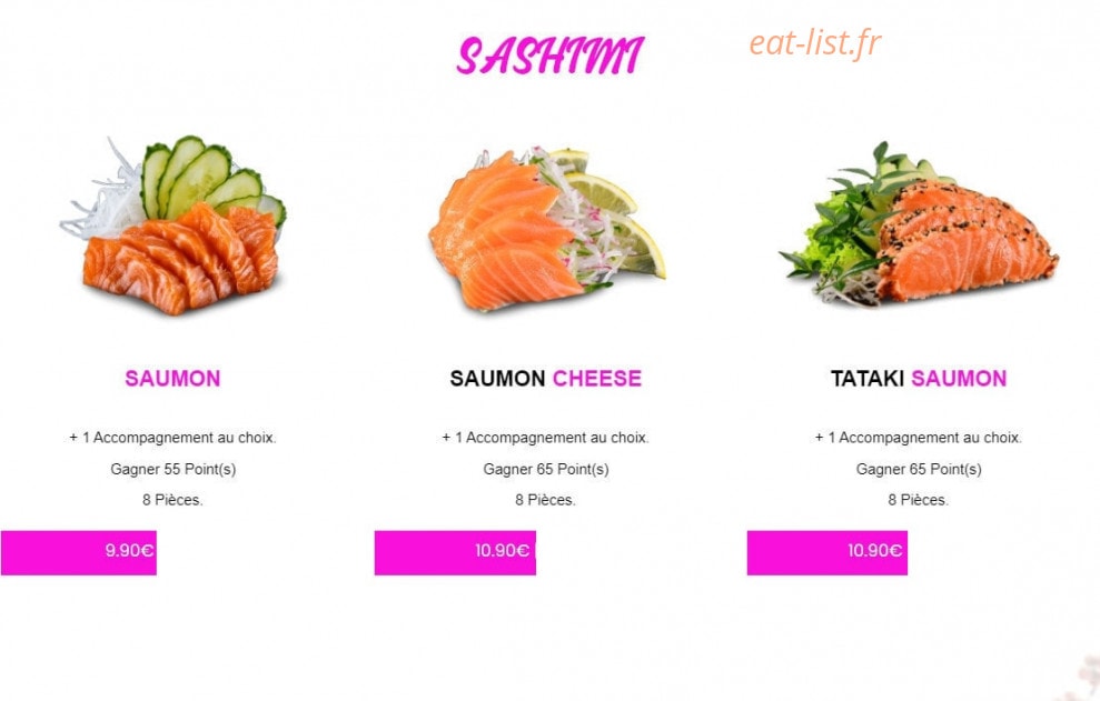 Sushi Mii — carte page 7