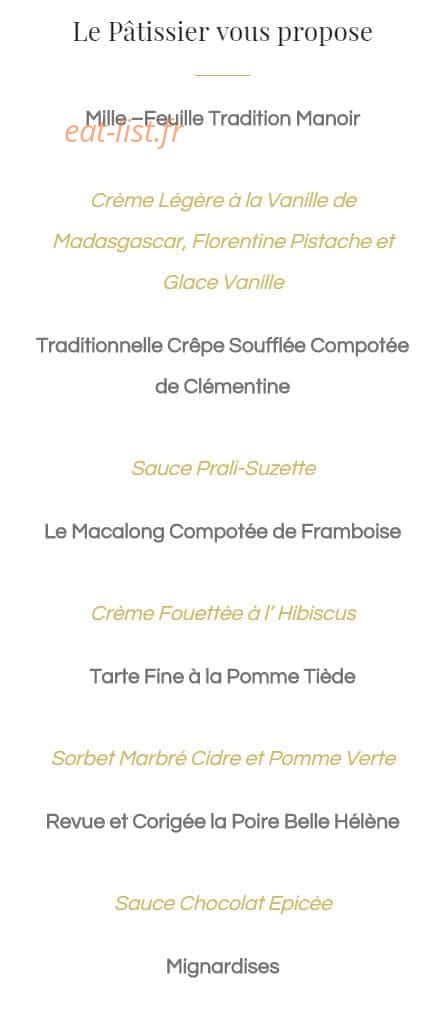 Manoir Bel Air — carte page 5