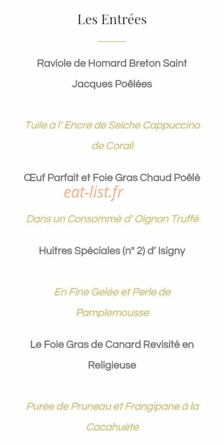 Manoir Bel Air — carte page 2