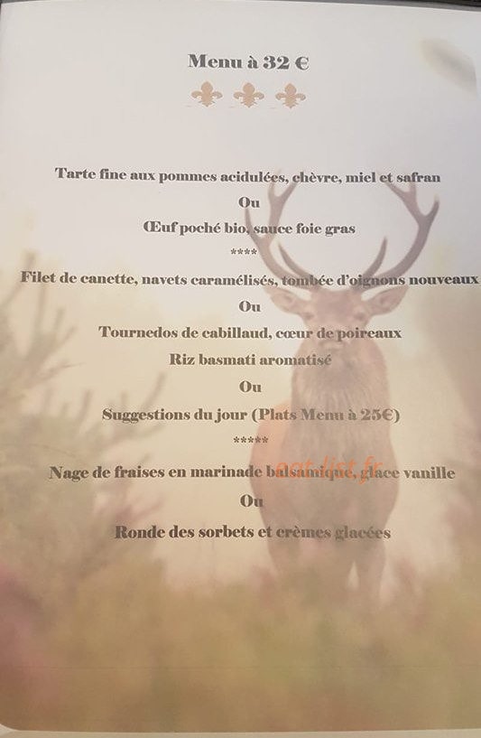 La Croix Blanche — carte page 2