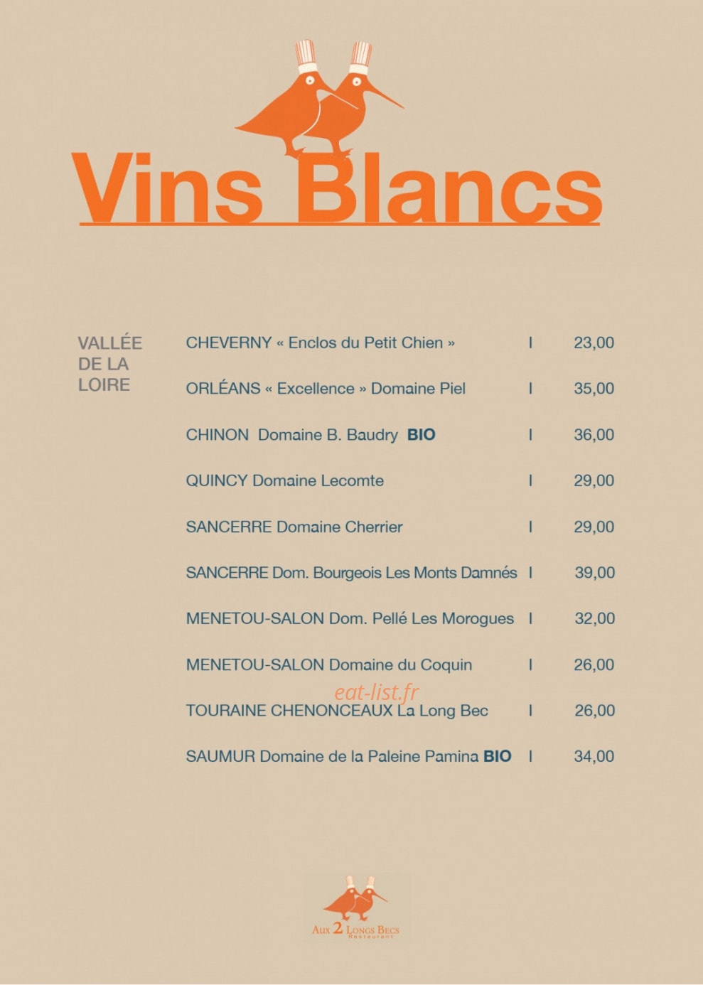 Aux 2 Longs Becs — carte page 5