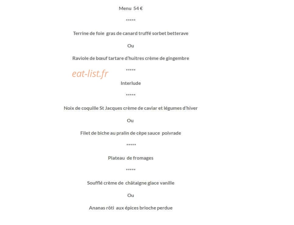 Auberge Du Cheval Blanc — carte page 2
