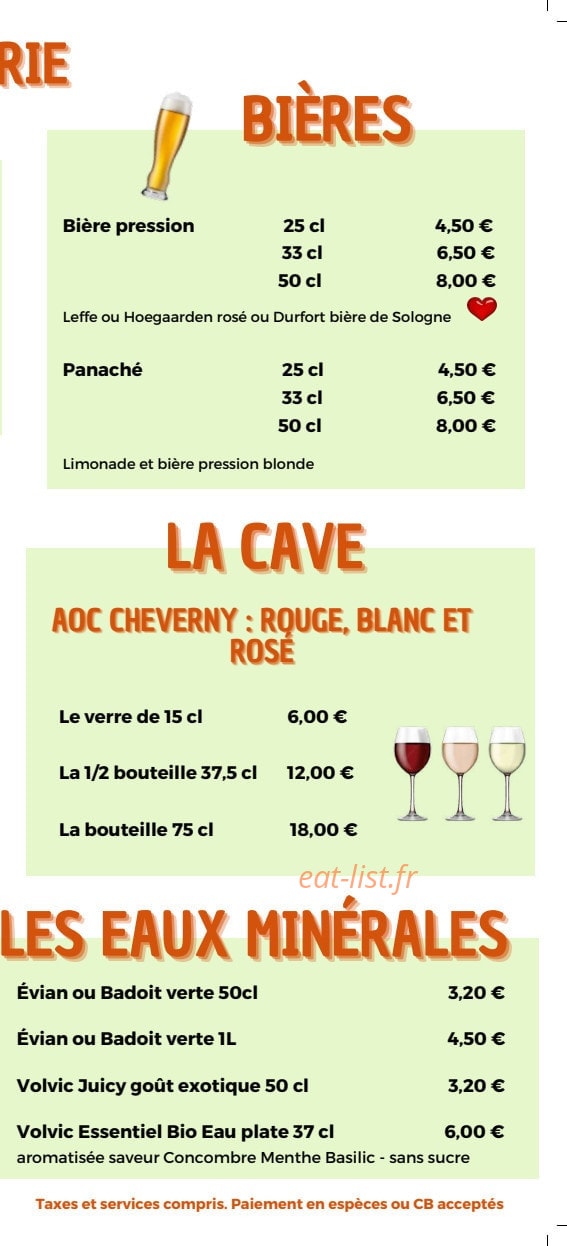L'Orangerie — carte page 4