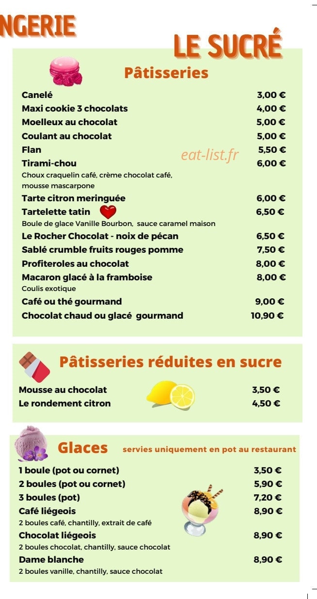 L'Orangerie — carte page 2