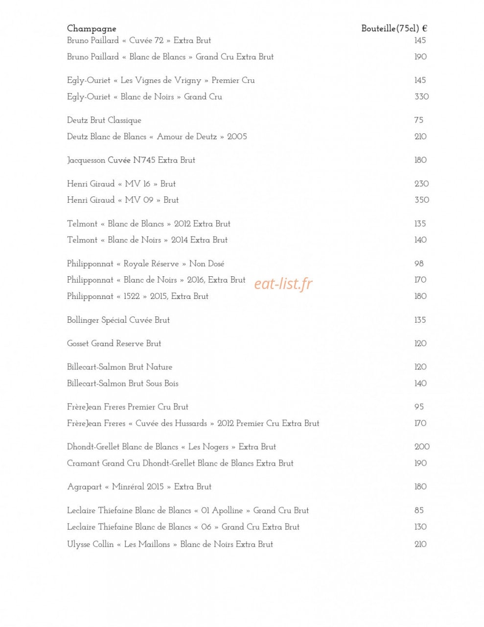Le Favori — carte page 21